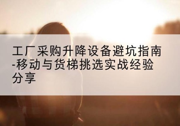 临西移动式升降机怎么选-工厂采购升降设备避坑指南-移动与货梯挑选实战经验分享